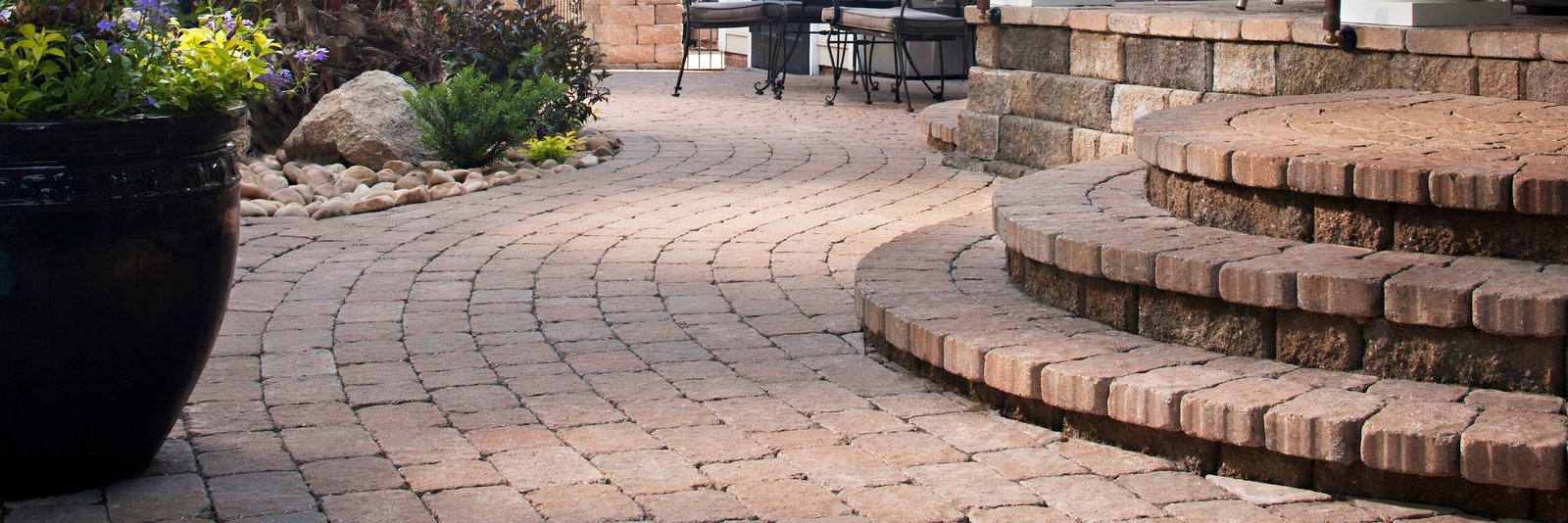 There are hundreds of designs that can be achieved with paver installation.