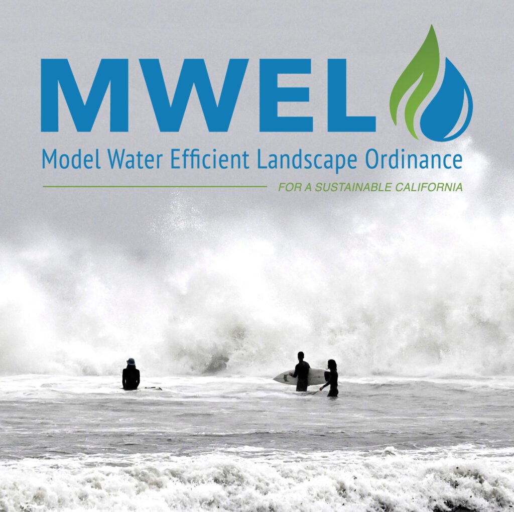 The MWELO (Mandatory Water Efficient Landscape Ordinance) is a recent California ordinance regarding water conservation practices.